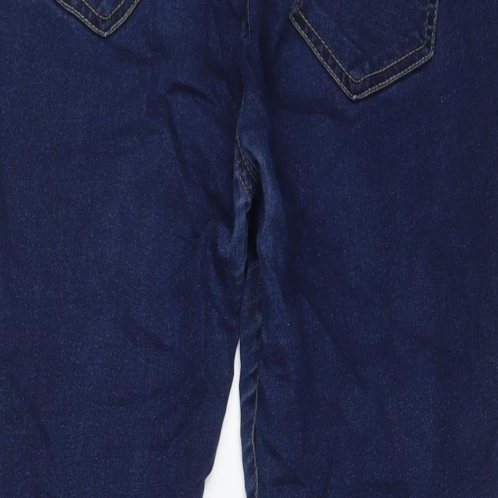 Boohoo Womens Blue Cotton Jegging Jeans Size 14 L28 in Regular