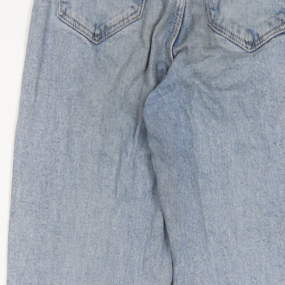 Womens UK Size 10 Stradivarius Regular Fit Straight Blue Jeans