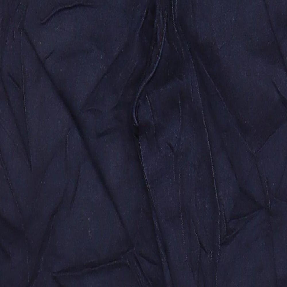 M&S Womens Blue Cotton Skinny Jeans Size 12 L29 in Regular