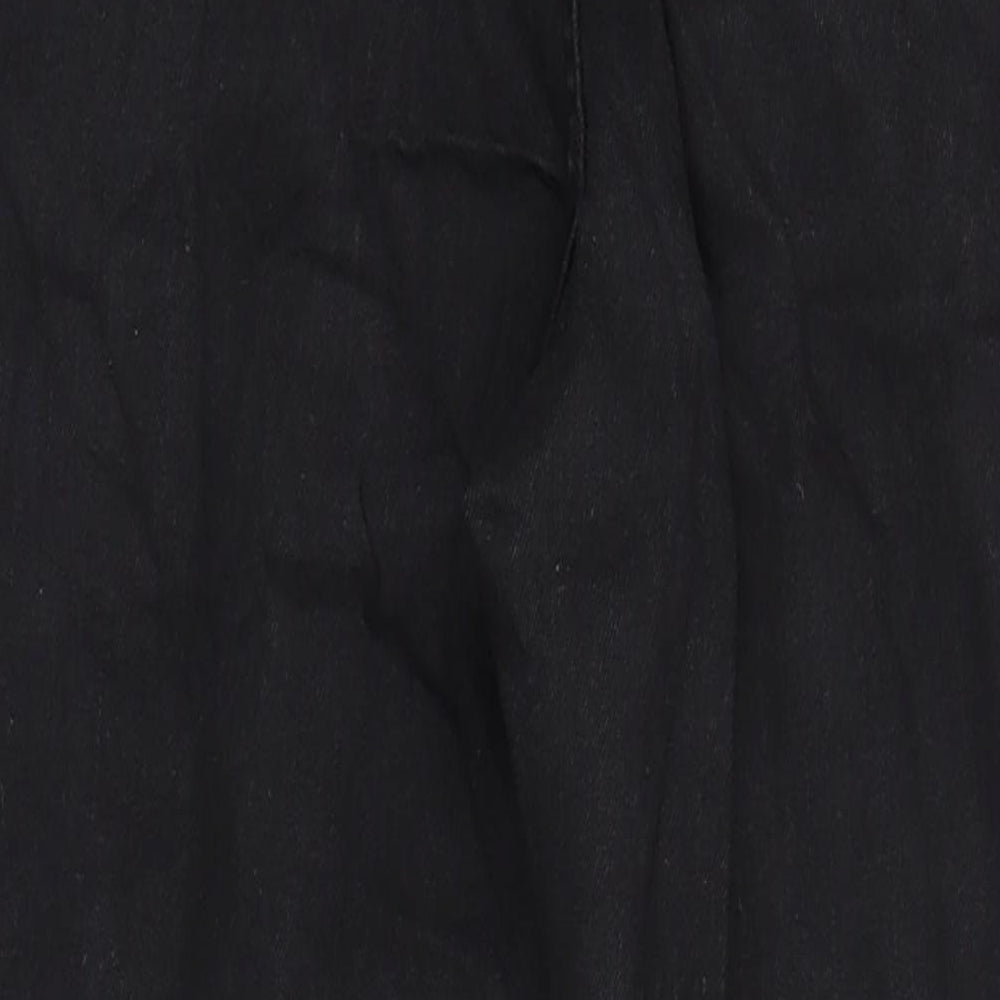 M&S Womens Black Cotton Skinny Jeans Size 12 L29 in Regular