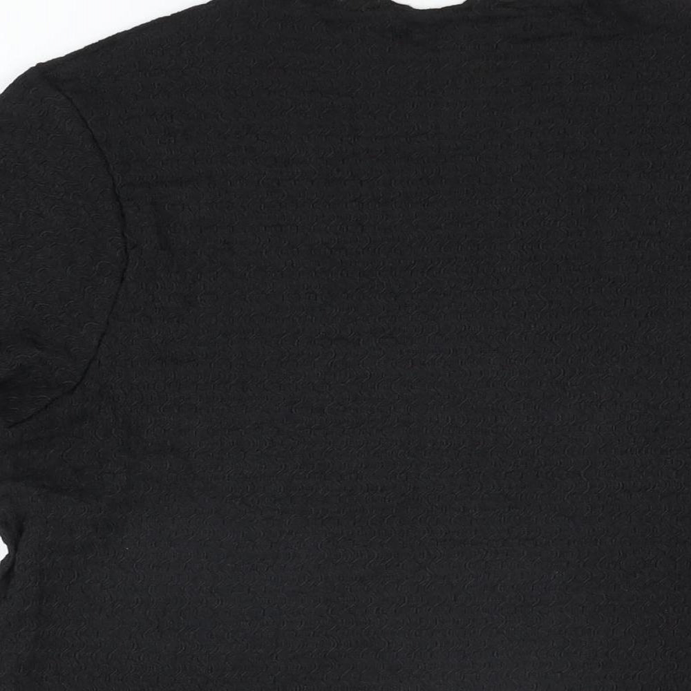 Womens UK Size 16 NEXT Black Basic T-Shirt