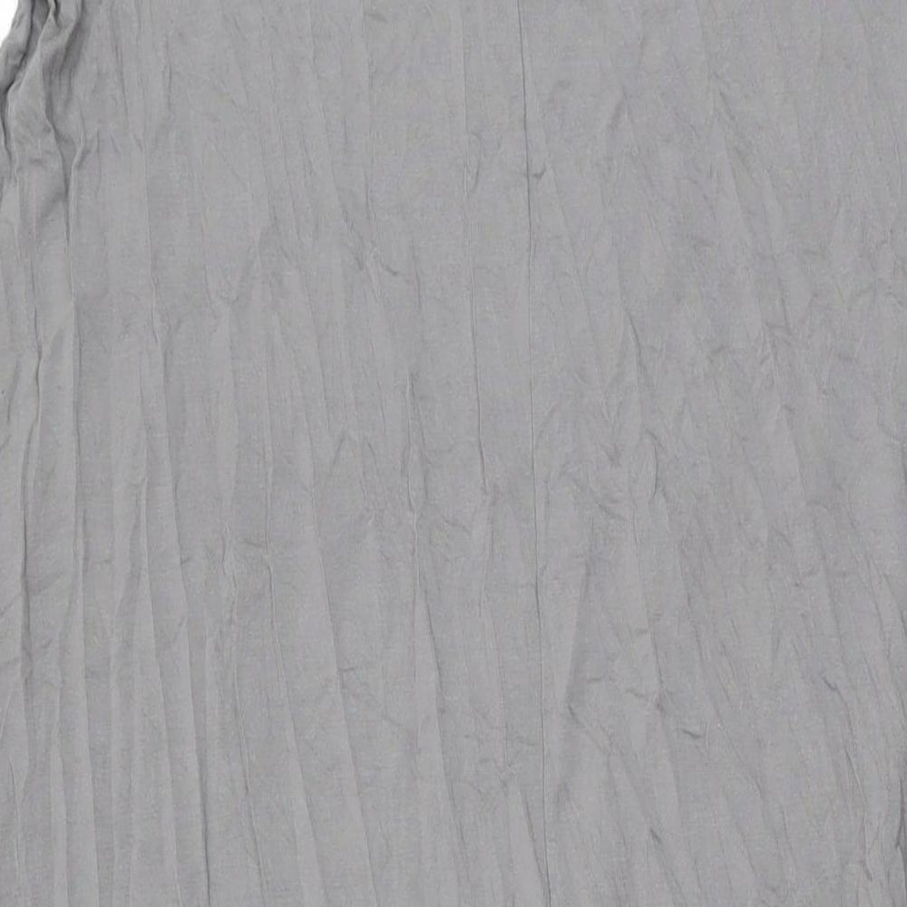 NEXT Womens Grey Modal Maxi Size 16 Round Neck Pullover