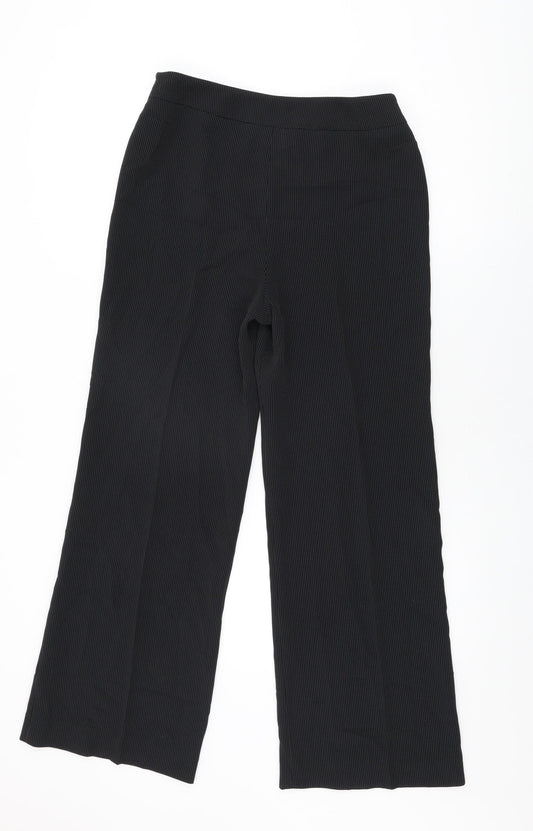 Womens UK Size 10 Kaliko Regular Fit Black Trousers