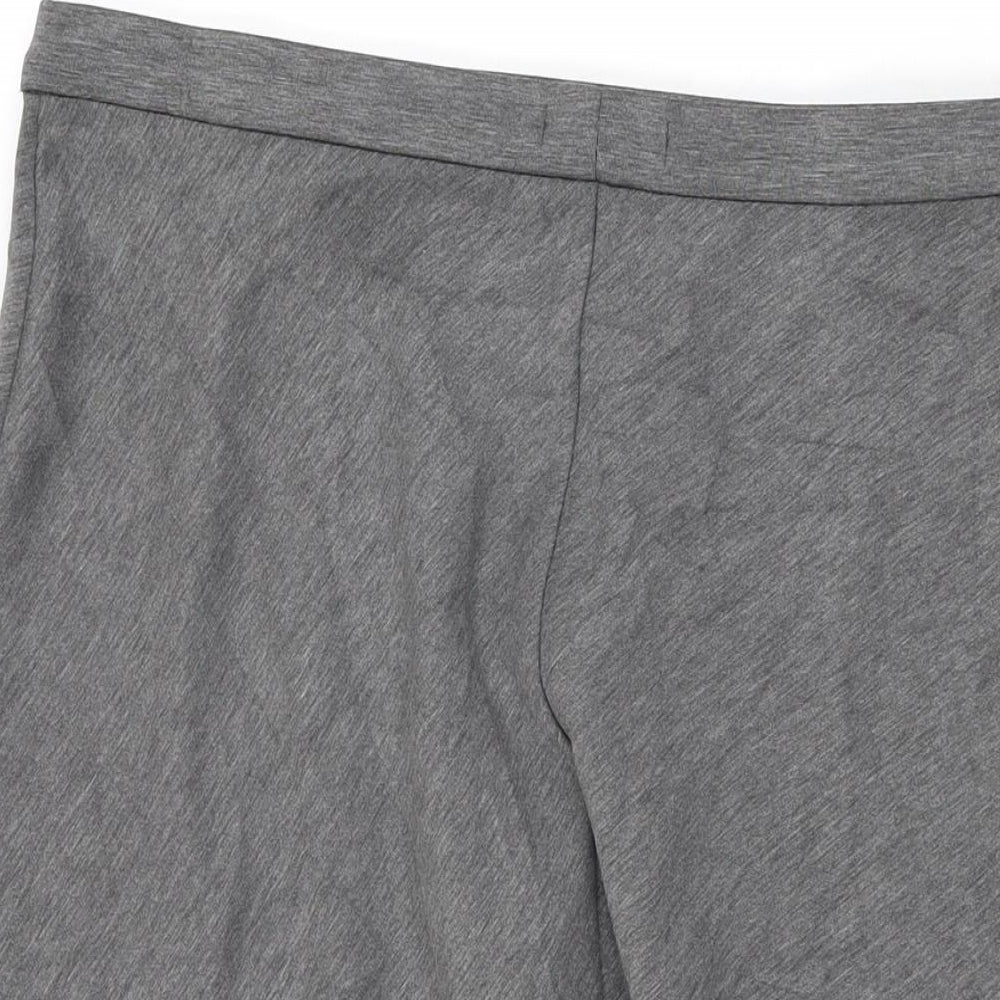 Marks and Spencer Womens Grey Polyester Swing Skirt Size 18