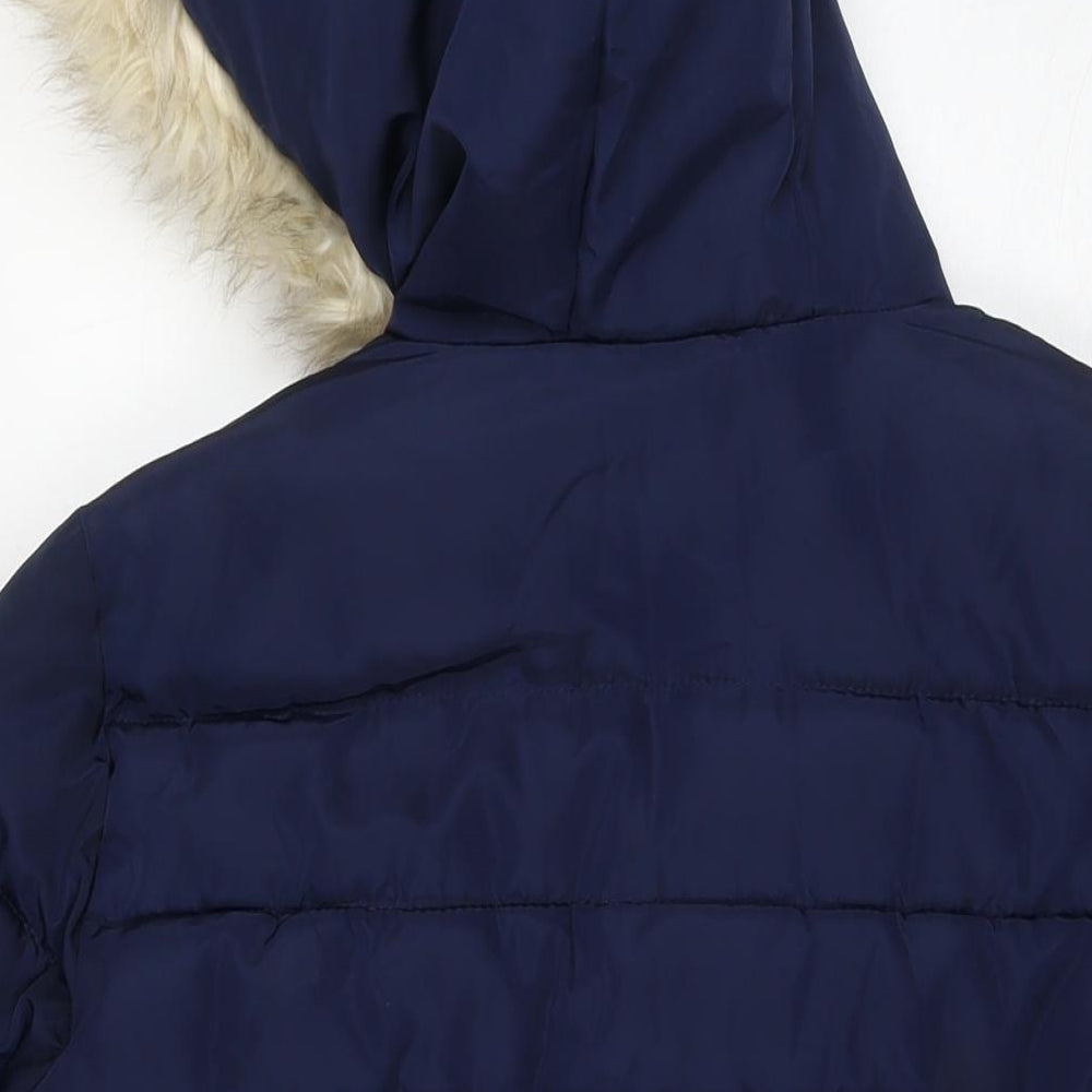 Womens UK Size 12 Dorothy Perkins Blue Puffer Jacket