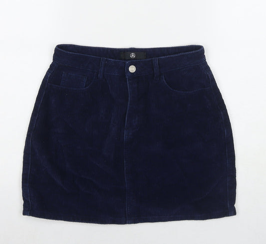 Womens UK Size 10 Missguided A-Line Corduroy Skirt