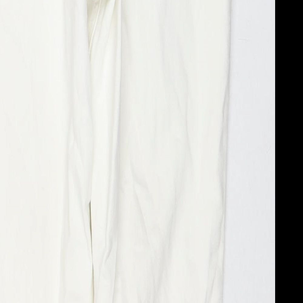 Womens UK Size 12 Marks and Spencer Regular Fit Skinny White Jeans