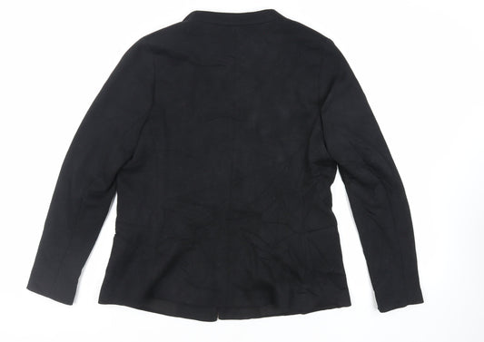 Womens UK Size 14 Marks and Spencer Black Jacket