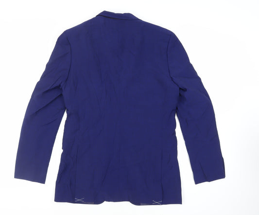 Mens UK Size 38 Marks and Spencer Regular Blue Suit Jacket