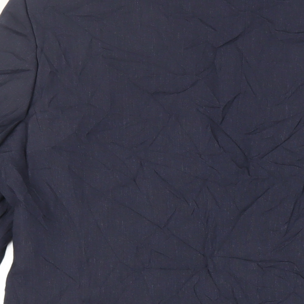 Mens UK Size 40 Marks and Spencer Regular Blue Suit Jacket