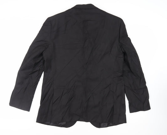 Mens UK Size 42 Marks and Spencer Regular Black Suit Jacket