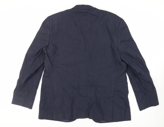 Mens UK Size 44 Marks and Spencer Regular Blue Suit Jacket