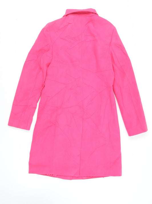 Womens UK Size 8 Marks and Spencer Pink Overcoat