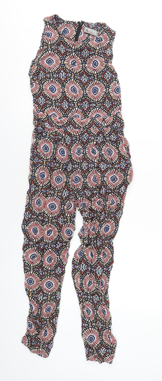 Womens UK Size 8 Dorothy Perkins One-Piece Multicoloured Jumpsuit