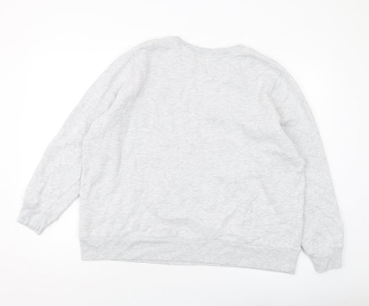 Womens UK Size 22 Marks and Spencer Grey Pullover Sweatshirt