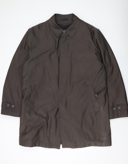 Mens UK Size L Autograph Green Overcoat