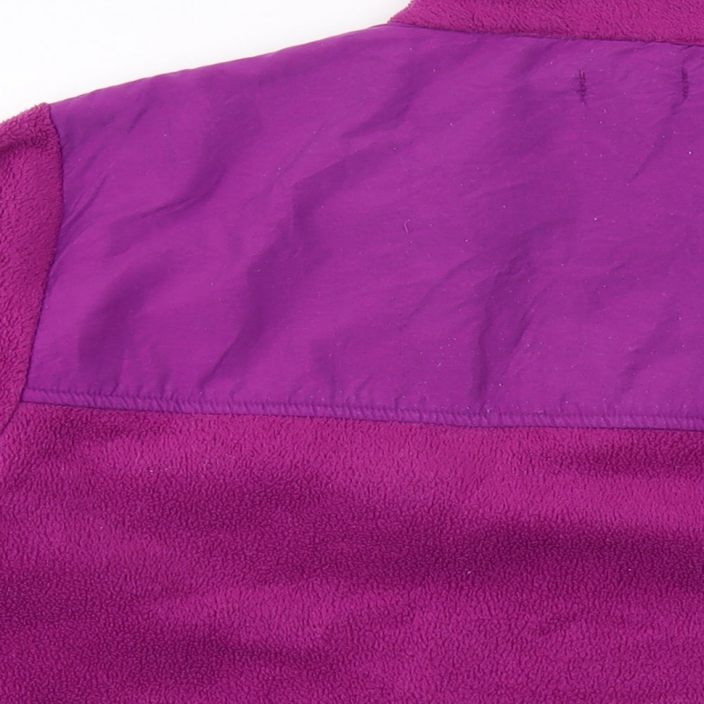 Bonmarche Womens Purple Polyester Pullover Sweatshirt Size XL Zip
