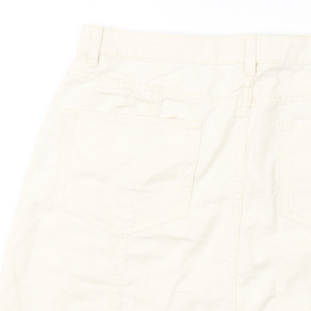Womens UK Size 12 Tulchan Mini Denim Skirt