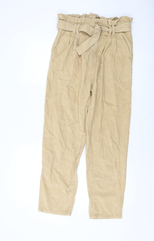 Womens UK Size 12 Denim & Co. Regular Fit Beige Trousers