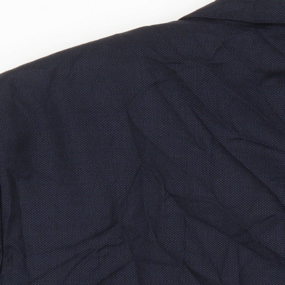 Mens UK Size 46 M&S Regular Blue Suit Jacket