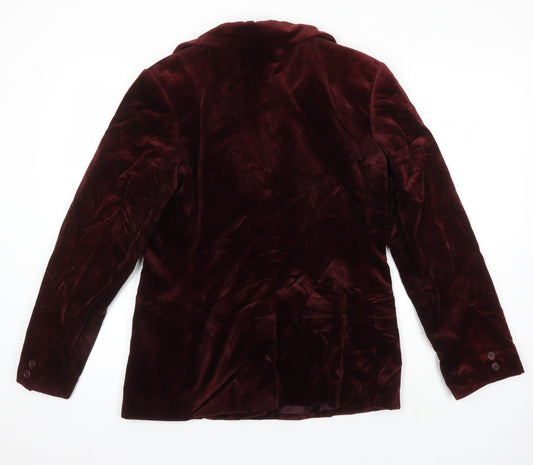 Gap Womens Purple Jacket Blazer Size 12