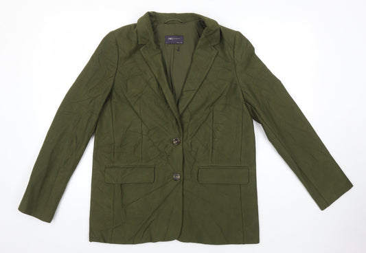 Womens UK Size 12 M&S Green Jacket