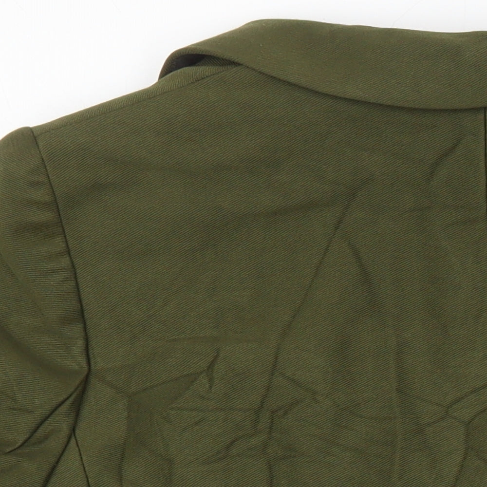 Womens UK Size 12 M&S Green Jacket