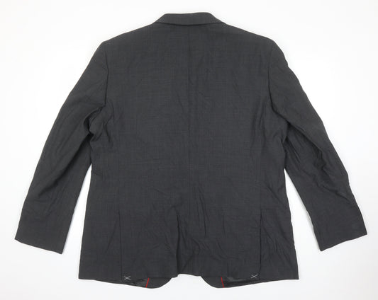 Mens UK Size 46 M&S Regular Grey Suit Jacket
