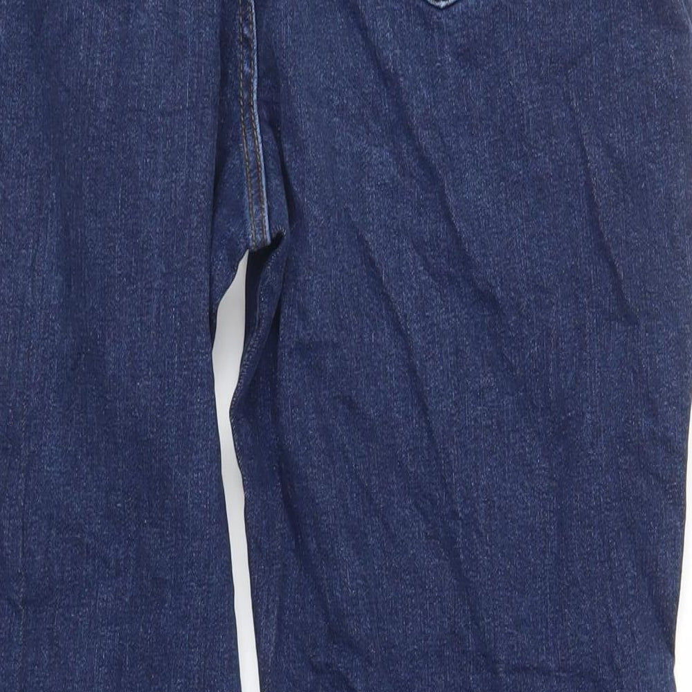 Womens UK Size 34 in Marks and Spencer Regular Fit Mom Blue Jeans