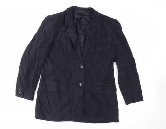 Womens UK Size 14 St Michael Blue Jacket