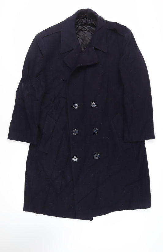 Womens UK Size L London Fog Blue Overcoat