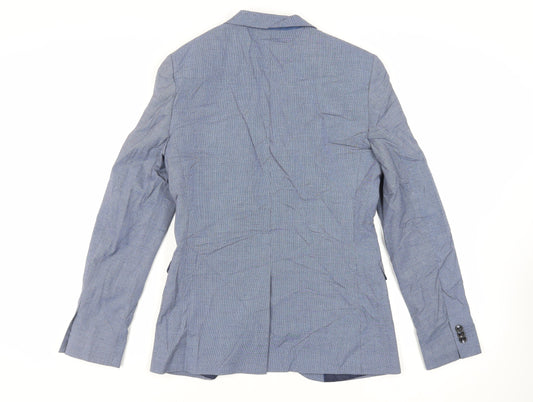 Mens UK Size 36 Marks and Spencer Regular Blue Suit Jacket