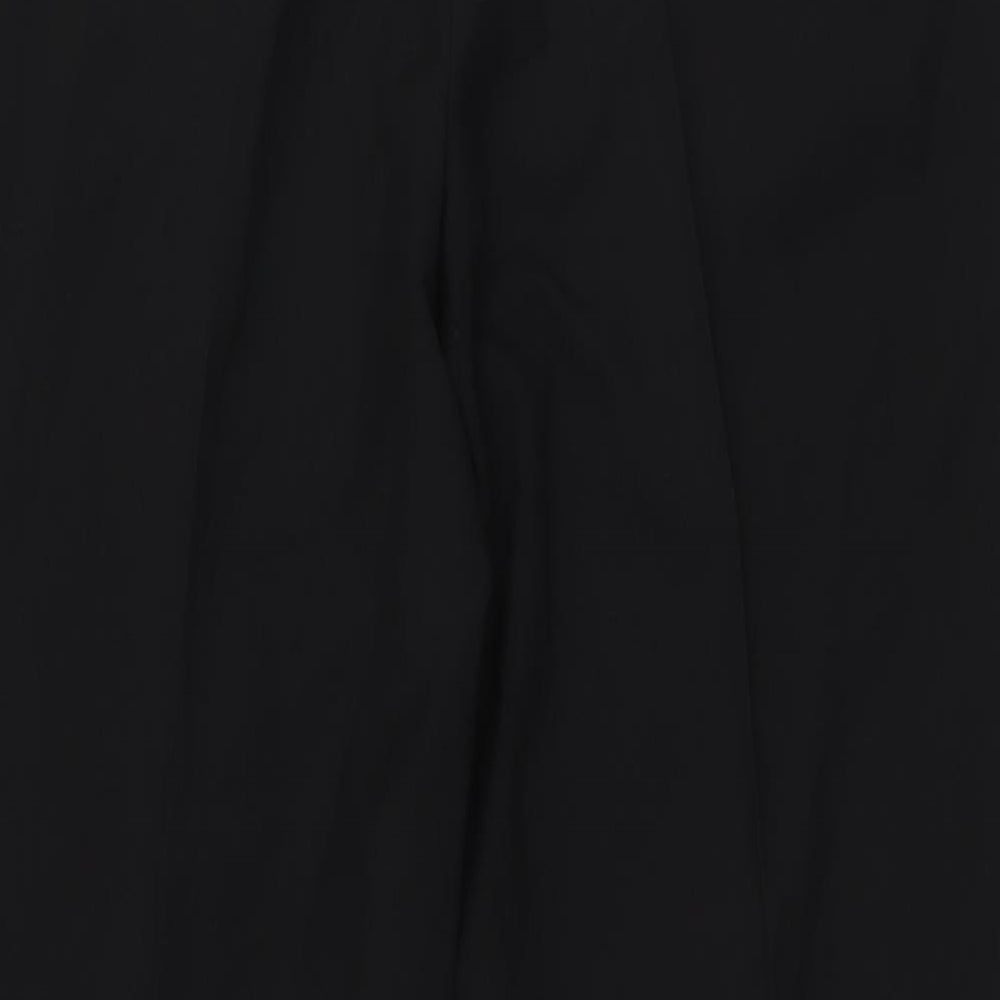 Womens UK Size 12 ASOS Regular Fit Black Trousers