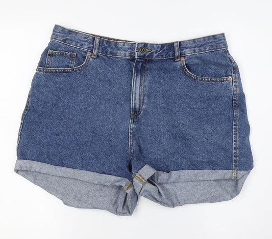 Womens UK Size 16 Denim & Co. Regular Fit Basic Shorts