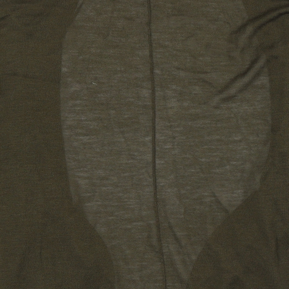 Womens UK Size XS H&M Green Cardigan Jumper