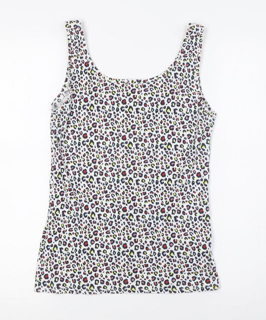 Womens UK Size 10 Marks and Spencer Multicoloured Basic Tank