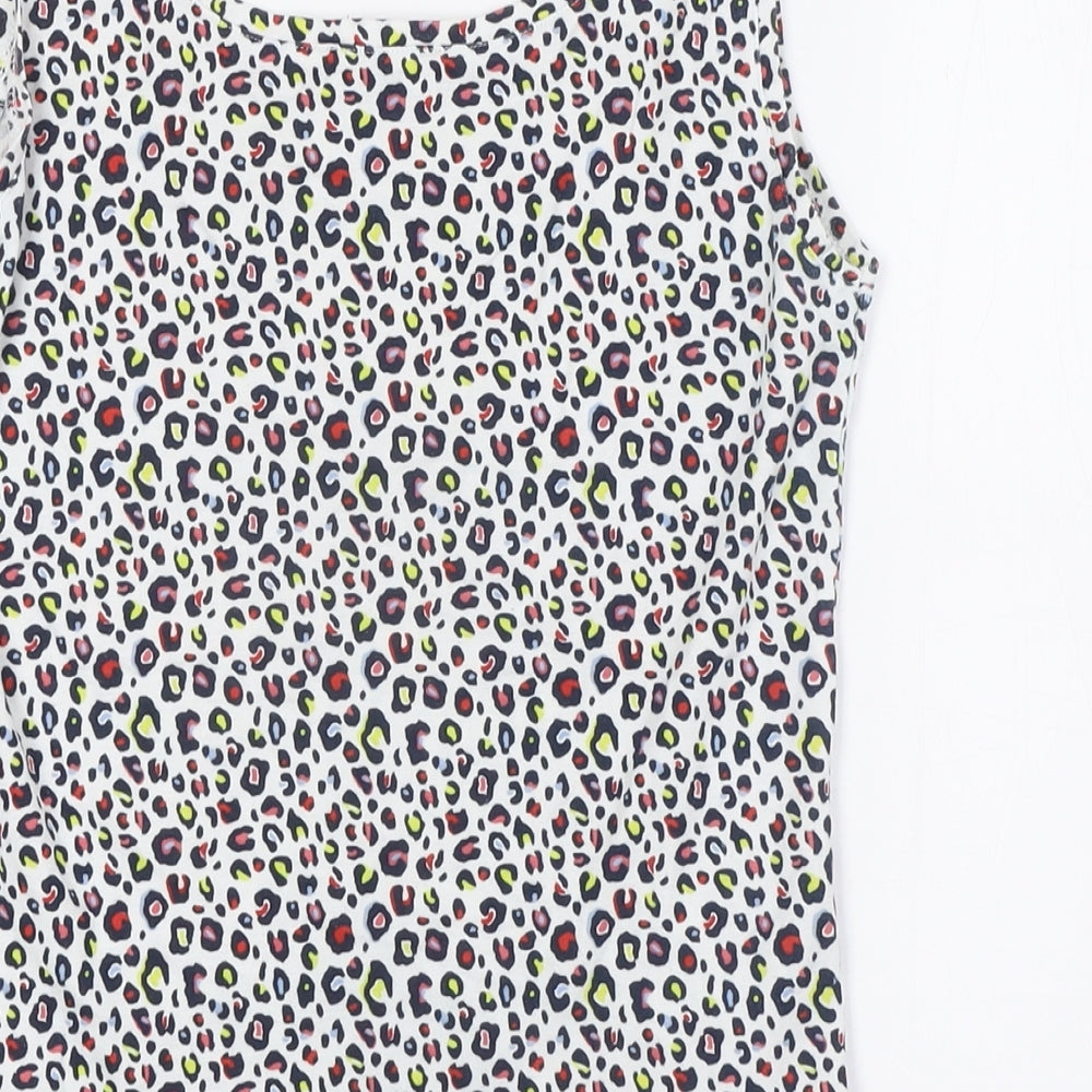 Womens UK Size 10 Marks and Spencer Multicoloured Basic Tank