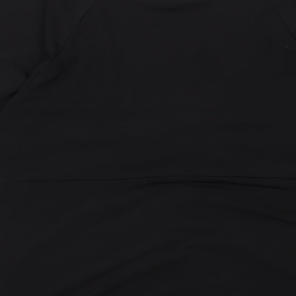 Womens UK Size 12 Dorothy Perkins Black Basic T-Shirt