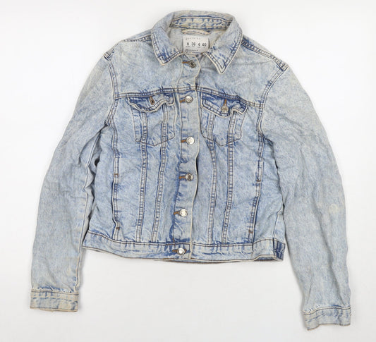 Womens UK Size 8 Denim & Co. Blue Jacket