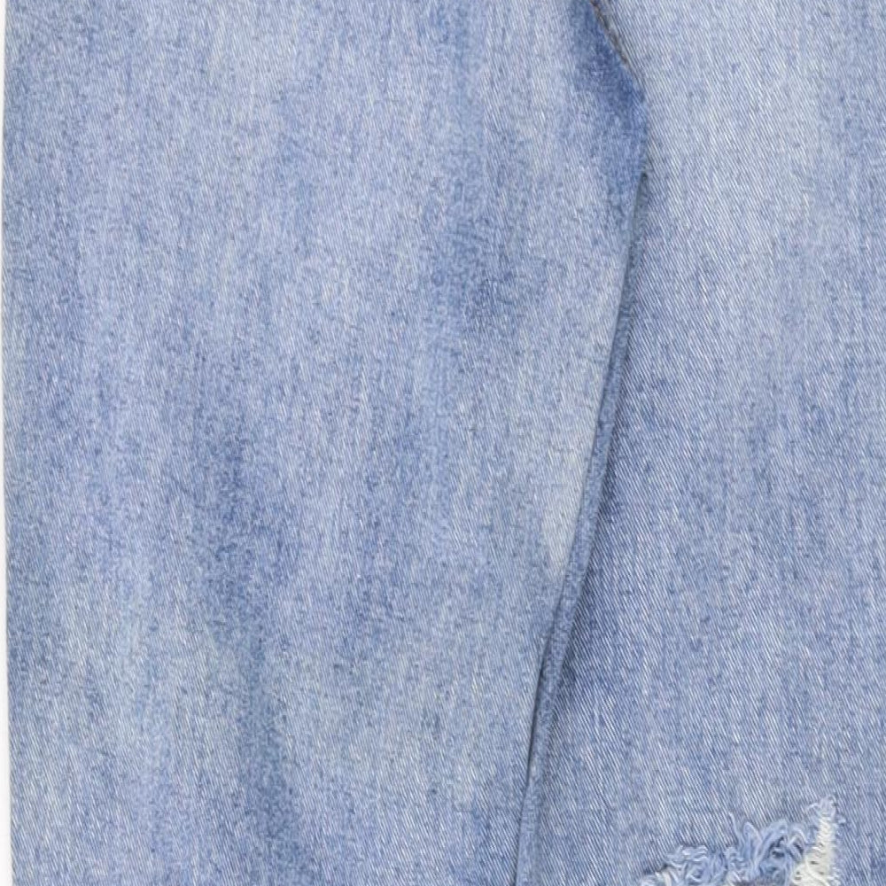 Womens UK Size 10 Misspap Regular Fit Mom Blue Jeans