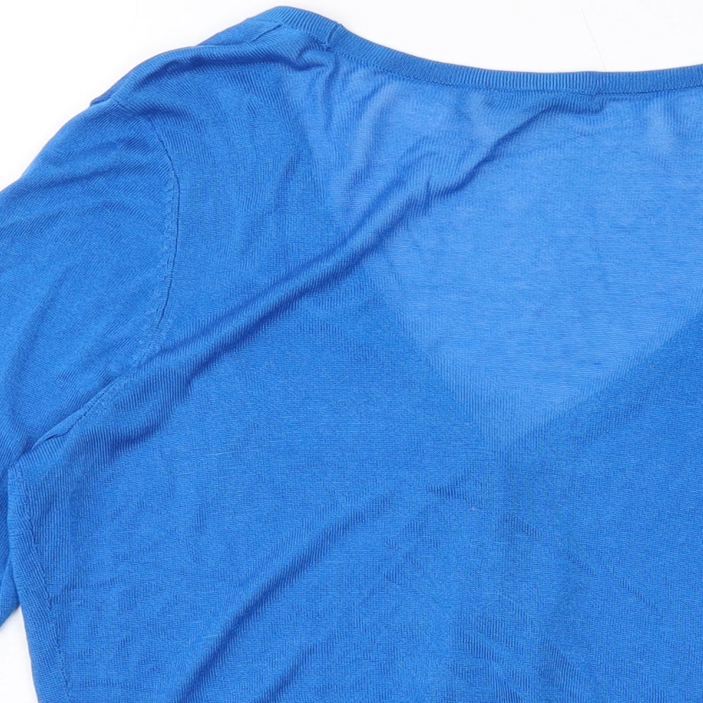 Womens UK Size L H&M Blue Shrug Jumper