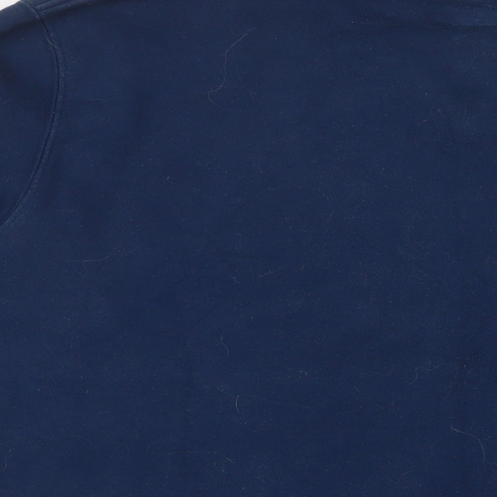 ADCSHOECOUSA Mens Blue Cotton Pullover Sweatshirt Size XL