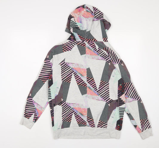 Womens UK Size 10 NEXT Multicoloured Pullover Hoodie