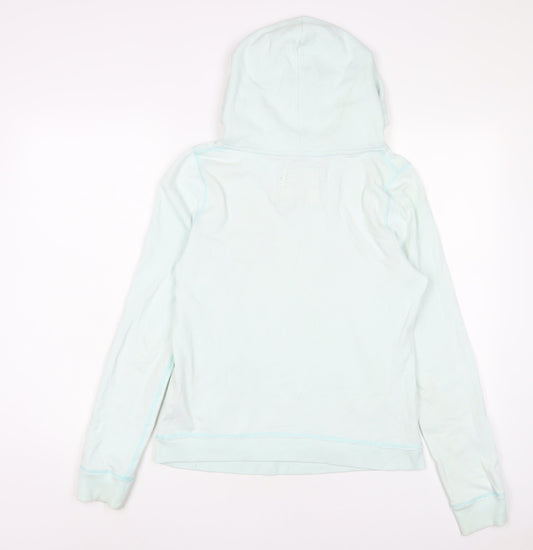 Hollister Womens Blue Cotton Pullover Hoodie Size L Pullover - Sequins