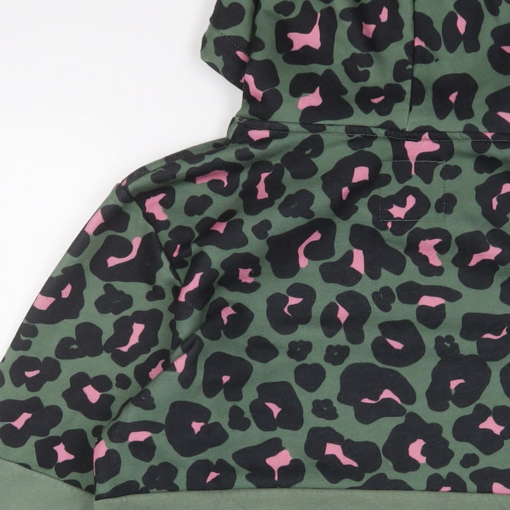 Womens UK Size S NEXT Green Pullover Hoodie