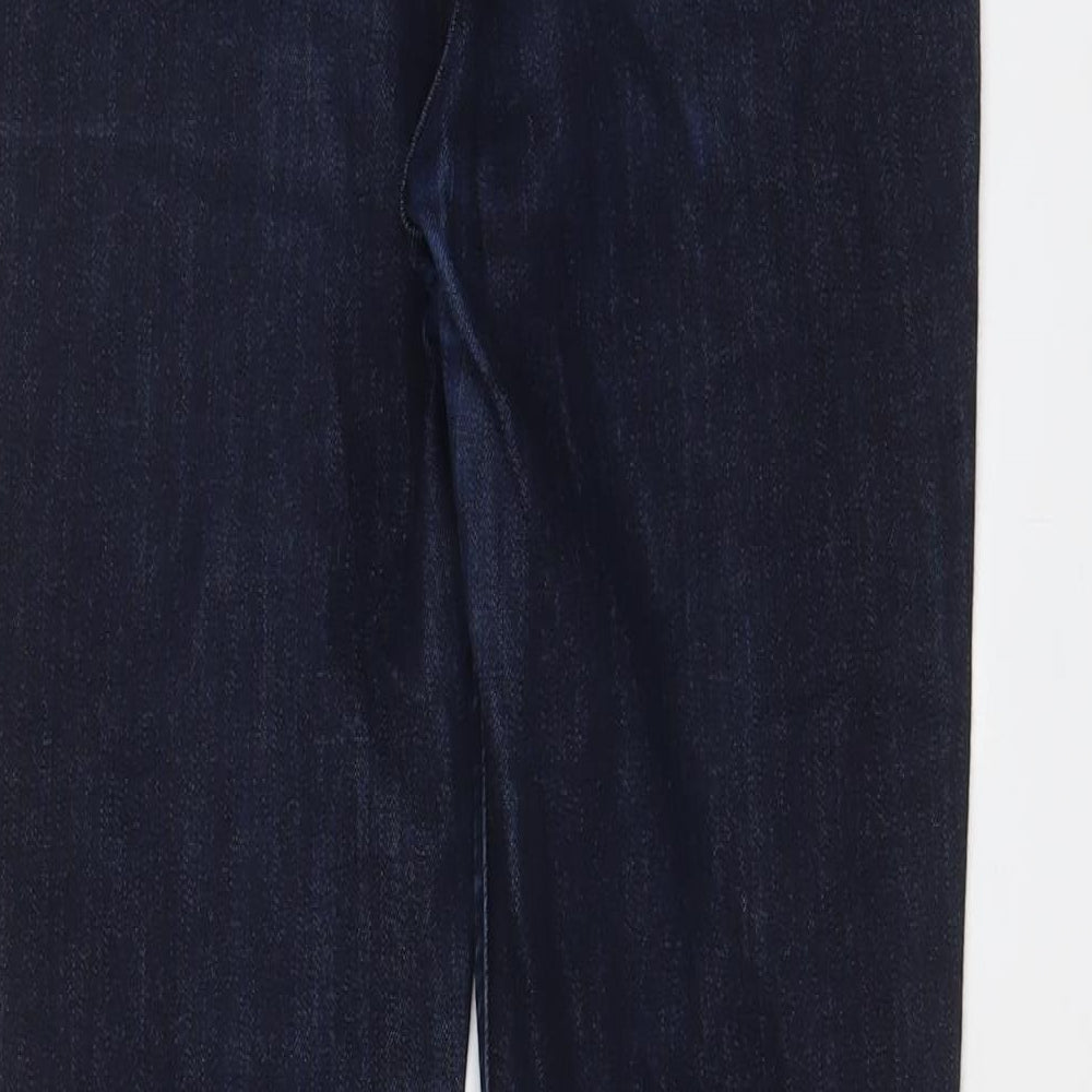 Lee Womens Blue Cotton Skinny Jeans Size 30 in L31 in Regular Zip