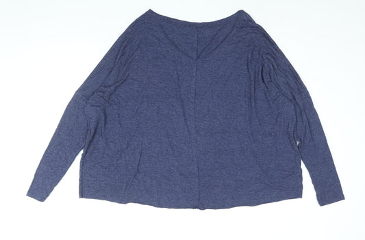 Womens UK Size 12 NEXT Blue Basic Blouse