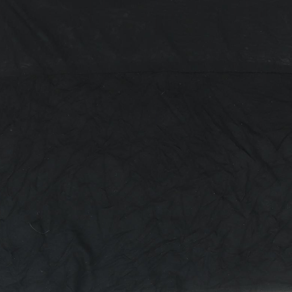 Womens UK Size M Divided by H&M Black Cropped Blouse