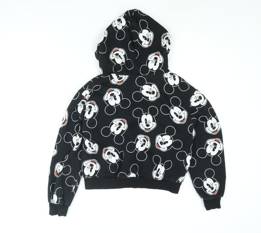 Womens UK Size S Divided by H&M Black Pullover Hoodie