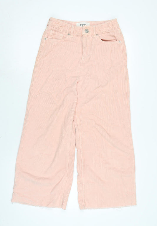 Womens UK Size 6 BDG Regular Fit Pink Trousers